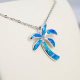 Paradise Opal Breeze Palm Pendant Pendant Island by Koa Nani 