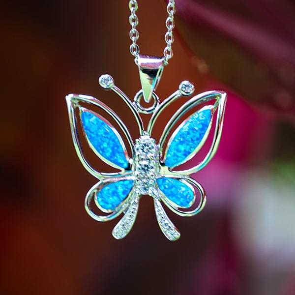 Paradise Opal Butterfly Pendant Pendant Island by Koa Nani 