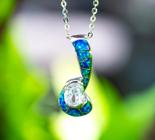 Paradise Opal Celestial Ribbon Pendant Pendant Island by Koa Nani 