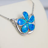 Paradise Opal Embrace Plumeria Pendant Pendant Island by Koa Nani 