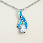 Paradise Opal Embrace Ribbon Pendant Pendant Island by Koa Nani 