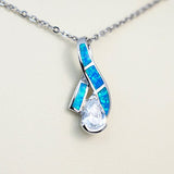 Paradise Opal Embrace Ribbon Pendant Pendant Island by Koa Nani 