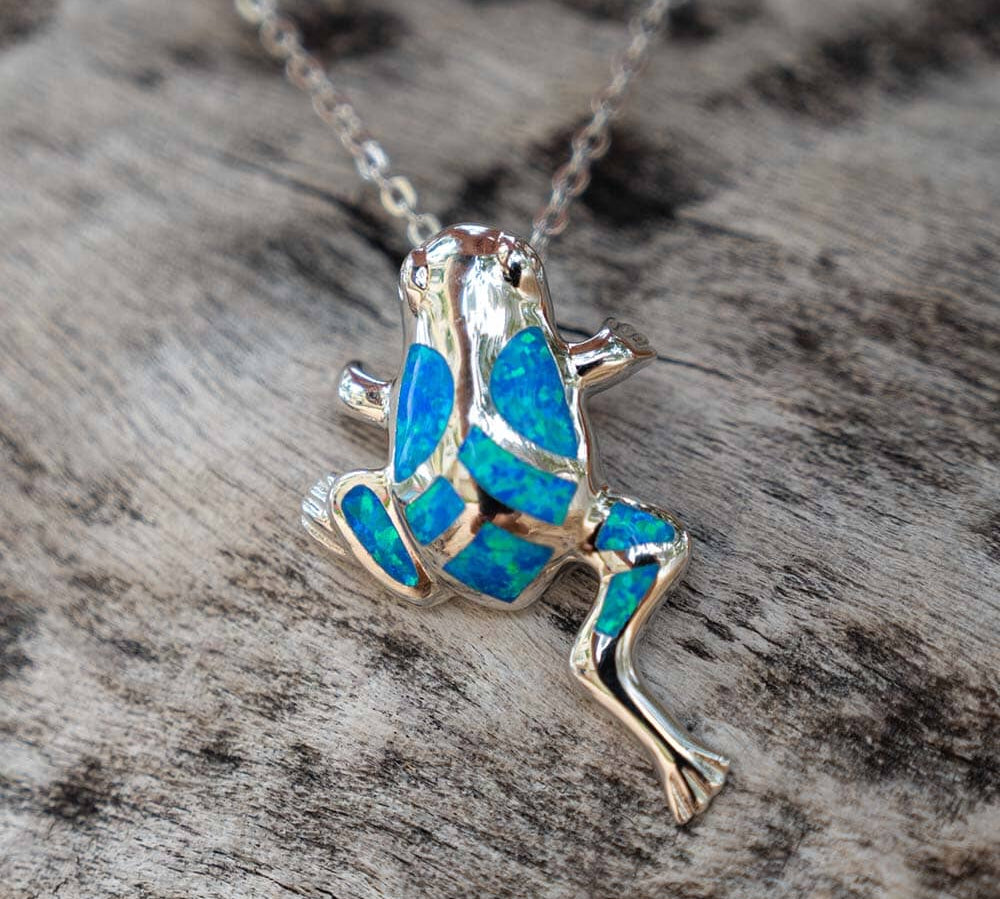 Paradise Opal Frog Pendant Pendant Island by Koa Nani 