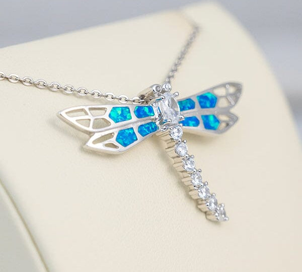 Paradise Opal Gentle Dragonfly Pendant Pendant Island by Koa Nani 