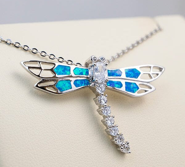 Paradise Opal Gentle Dragonfly Pendant Pendant Island by Koa Nani 