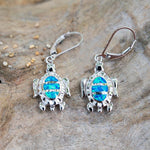 Paradise Opal Hawksbill Sea Turtle Earrings Earrings Island by Koa Nani 