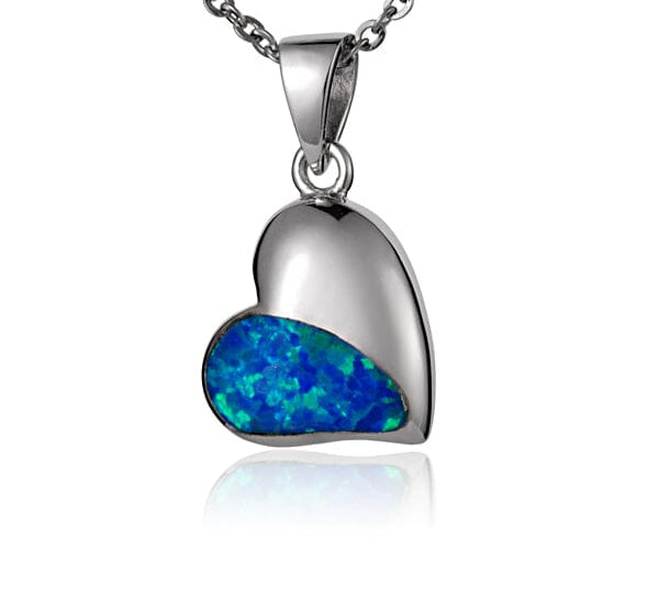 Paradise Opal Heart's Journey Pendant Pendant Island by Koa Nani 