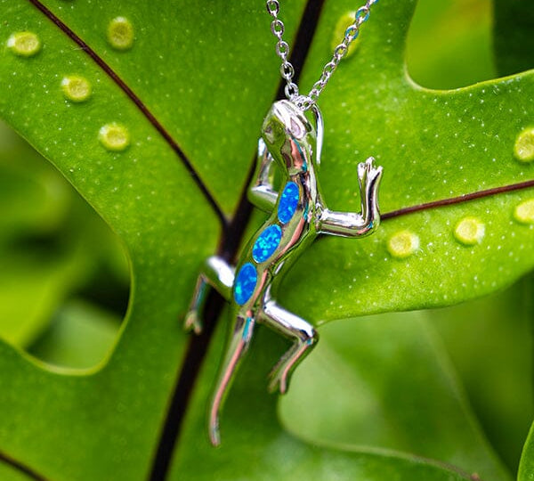 Paradise Opal Island Lizard Pendant Pendant Island by Koa Nani 