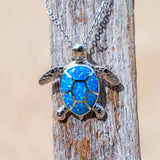 Paradise Opal Loggerhead Sea Turtle Pendant Pendant Island by Koa Nani 