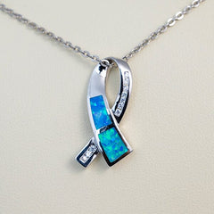 Paradise Opal Luxe Loop Ribbon Pendant Pendant Island by Koa Nani 