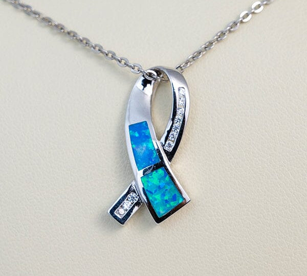 Paradise Opal Luxe Loop Ribbon Pendant Pendant Island by Koa Nani 