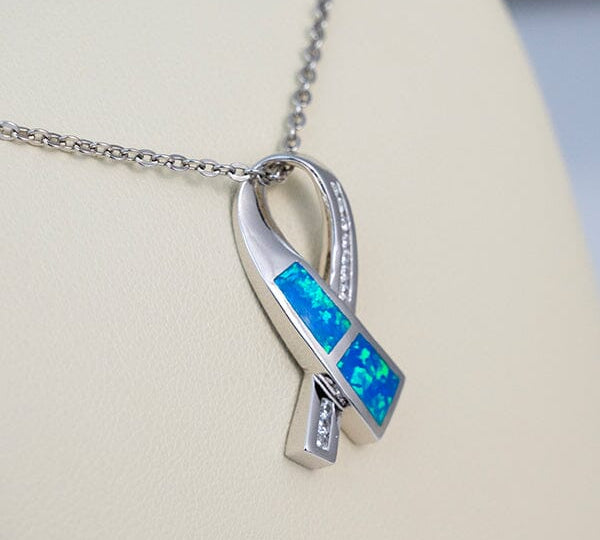 Paradise Opal Luxe Loop Ribbon Pendant Pendant Island by Koa Nani 