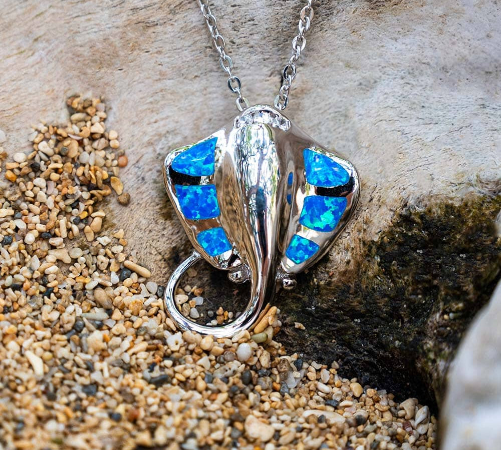 Paradise Opal Mystic Stingray Pendant Pendant Island by Koa Nani 