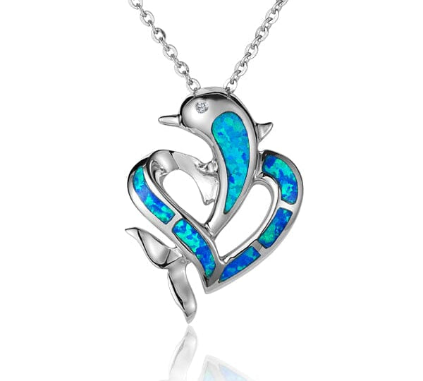 Paradise Opal Nai'a Love Pendant Pendant Island by Koa Nani 