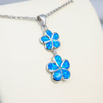 Paradise Opal Plumeria Lovers Pendant Pendant Island by Koa Nani 