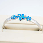 Paradise Opal Plumeria Ohana Bangle Bangle Island by Koa Nani 