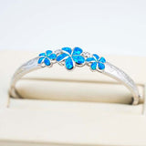 Paradise Opal Plumeria Ohana Bangle Bangle Island by Koa Nani 