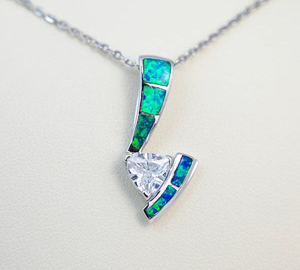 Paradise Opal Radiance Ribbon Pendant Pendant Island by Koa Nani 