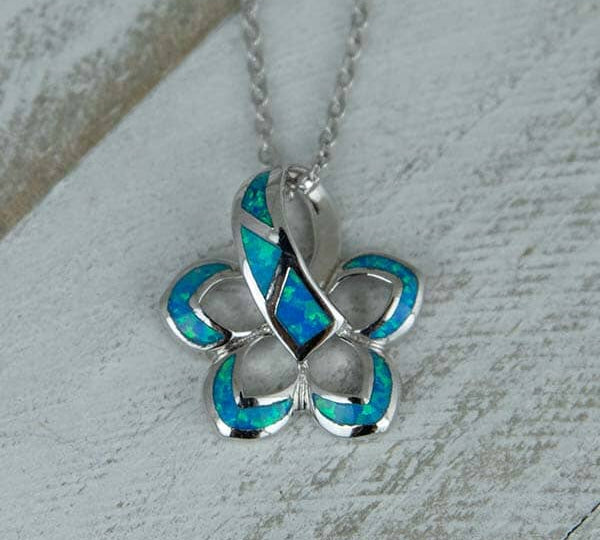 Paradise Opal Ribbon Blossom Pendant Pendant Island by Koa Nani 