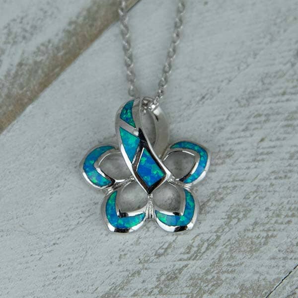 Paradise Opal Ribbon Blossom Pendant Pendant Island by Koa Nani 