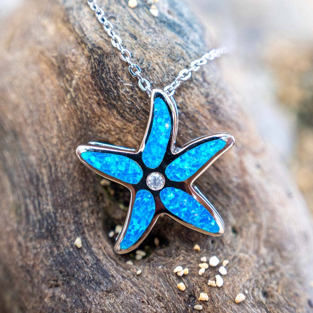 Paradise Opal Sea Star Pendant Pendant Island by Koa Nani 