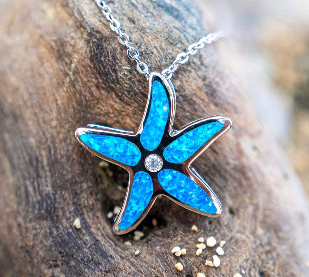 Paradise Opal Sea Star Pendant Pendant Island by Koa Nani 