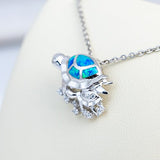 Paradise Opal Sea Turtles Splash Pendant Pendant Island by Koa Nani 