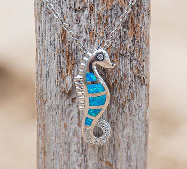 Paradise Opal Seahorse Pendant Pendant Island by Koa Nani 