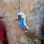 Paradise Opal Seahorse Serenity Pendant Pendant Island by Koa Nani 