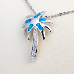 Paradise Opal Seaside Palm Pendant Pendant Island by Koa Nani 