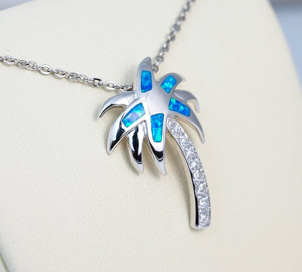 Paradise Opal Seaside Palm Pendant Pendant Island by Koa Nani 