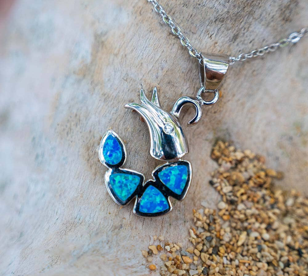 Paradise Opal Shrimp Pendant Pendant Island by Koa Nani 