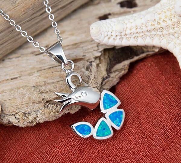 Paradise Opal Shrimp Pendant Pendant Island by Koa Nani 