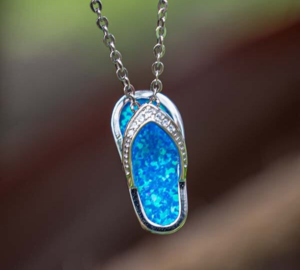 Paradise Opal Slipper Pendant Pendant Island by Koa Nani 