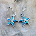 Paradise Opal Starfish Lever Back Earrings Earrings Island by Koa Nani 