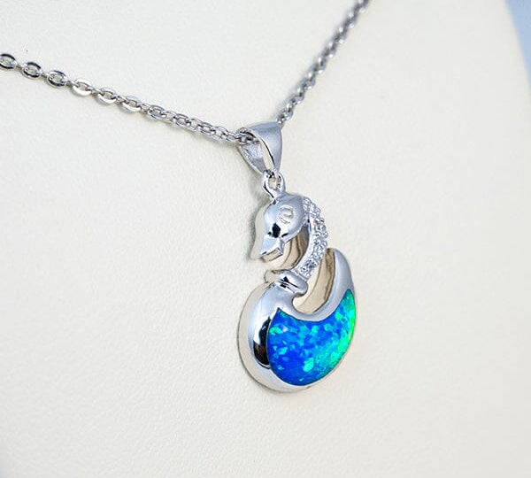 Paradise Opal Sweet Swan Pendant Pendant Island by Koa Nani 