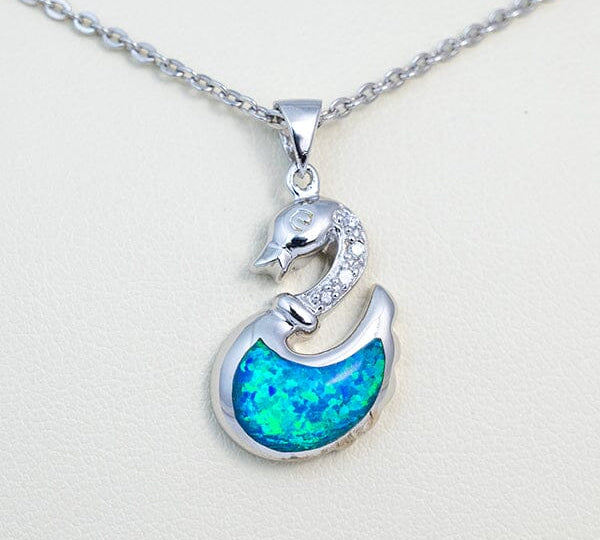 Paradise Opal Sweet Swan Pendant Pendant Island by Koa Nani 