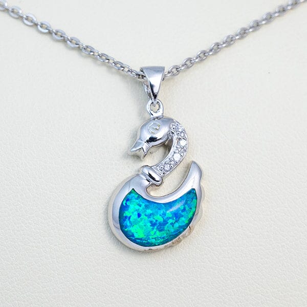 Paradise Opal Sweet Swan Pendant Pendant Island by Koa Nani 