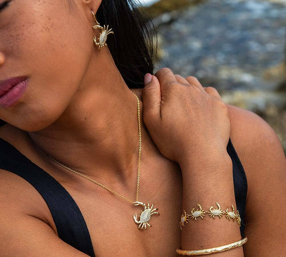 Pavé Blue Crab Bracelet Bracelet Island by Koa Nani 