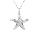 Pavé Classic Starfish Pendant Pendant Island by Koa Nani 