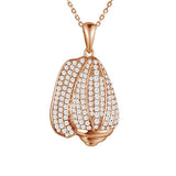 Pavé Conch Shell Pendant Pendant Island by Koa Nani Rose Gold 