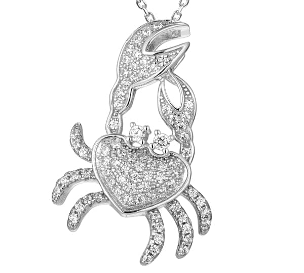 Pavé Dancing Crab Pendant Pendant Island by Koa Nani 