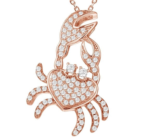 Pavé Dancing Crab Pendant Pendant Island by Koa Nani 