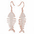 Pavé Fishbone Earrings Earrings Island by Koa Nani Large 