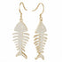 Pavé Fishbone Earrings Earrings Island by Koa Nani Large 