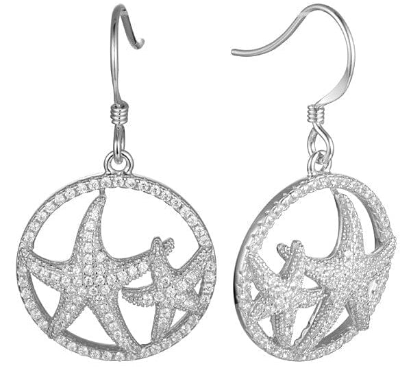 Pavé Hokuhele Eternity Earrings Earrings Island by Koa Nani White Gold 