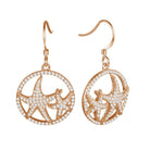 Pavé Hokuhele Eternity Earrings Earrings Island by Koa Nani Rose Gold 