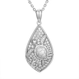 Pavé Honu Mandorla Pendant Pendant Island by Koa Nani White Gold 