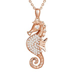 Pavé Magical Reef Seahorse Pendant Pendant Island by Koa Nani 