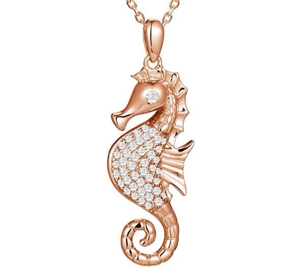 Pavé Magical Reef Seahorse Pendant Pendant Island by Koa Nani 